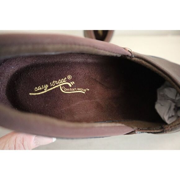 Easy Street31-3446 Women's Sz 6M Brown Matte/Combo Maybell Slip-On Flats - Picture 10 of 14